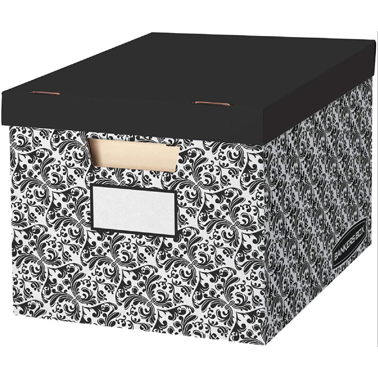 ZWISSLIV Decorative Storage Box With Lids, Black And White, 10Pk Wayfair